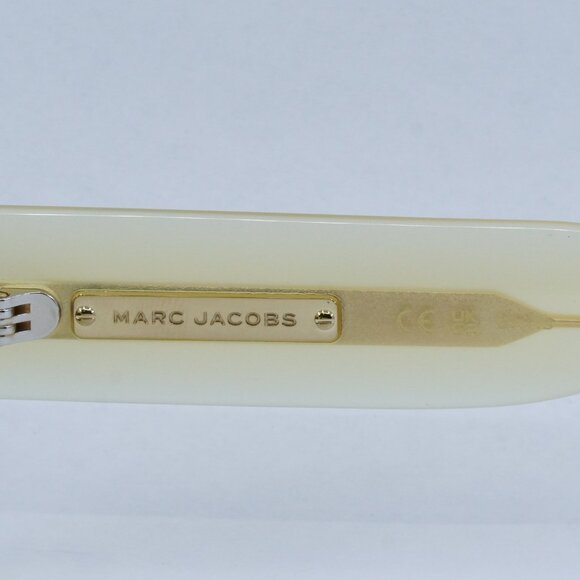 Marc Jacobs MJ 1075/S 040G IR Sunglasses Yellow Rectangle Frame, Grey Lenses main image 9
